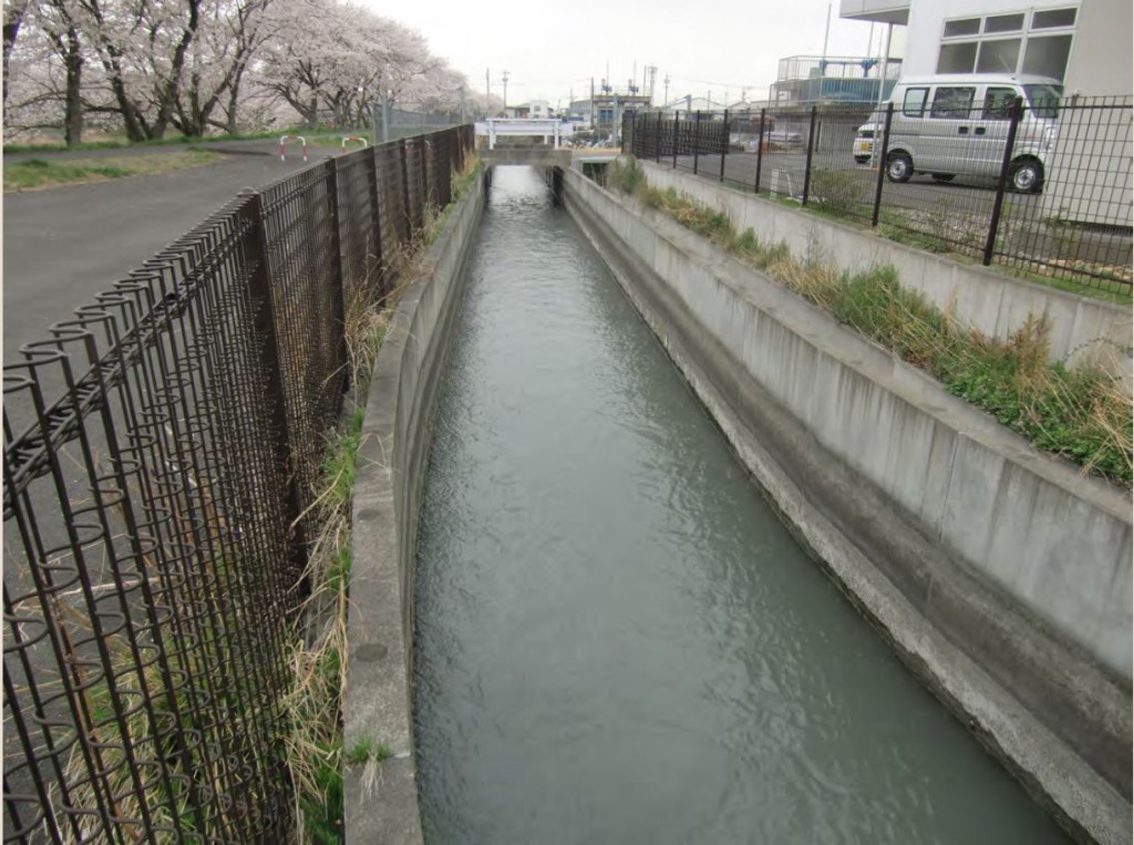 落差なし水路